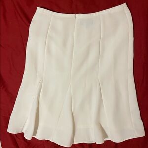 Talbots Off-white A-line Skirt Size 10